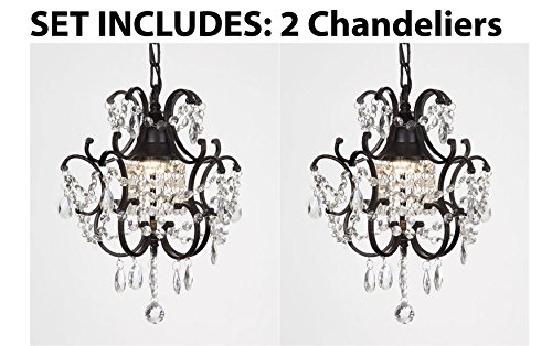 Chandelier Wrought Iron Crystal Chandelier Island Pendant Lighting Ã‚Â H14 W11